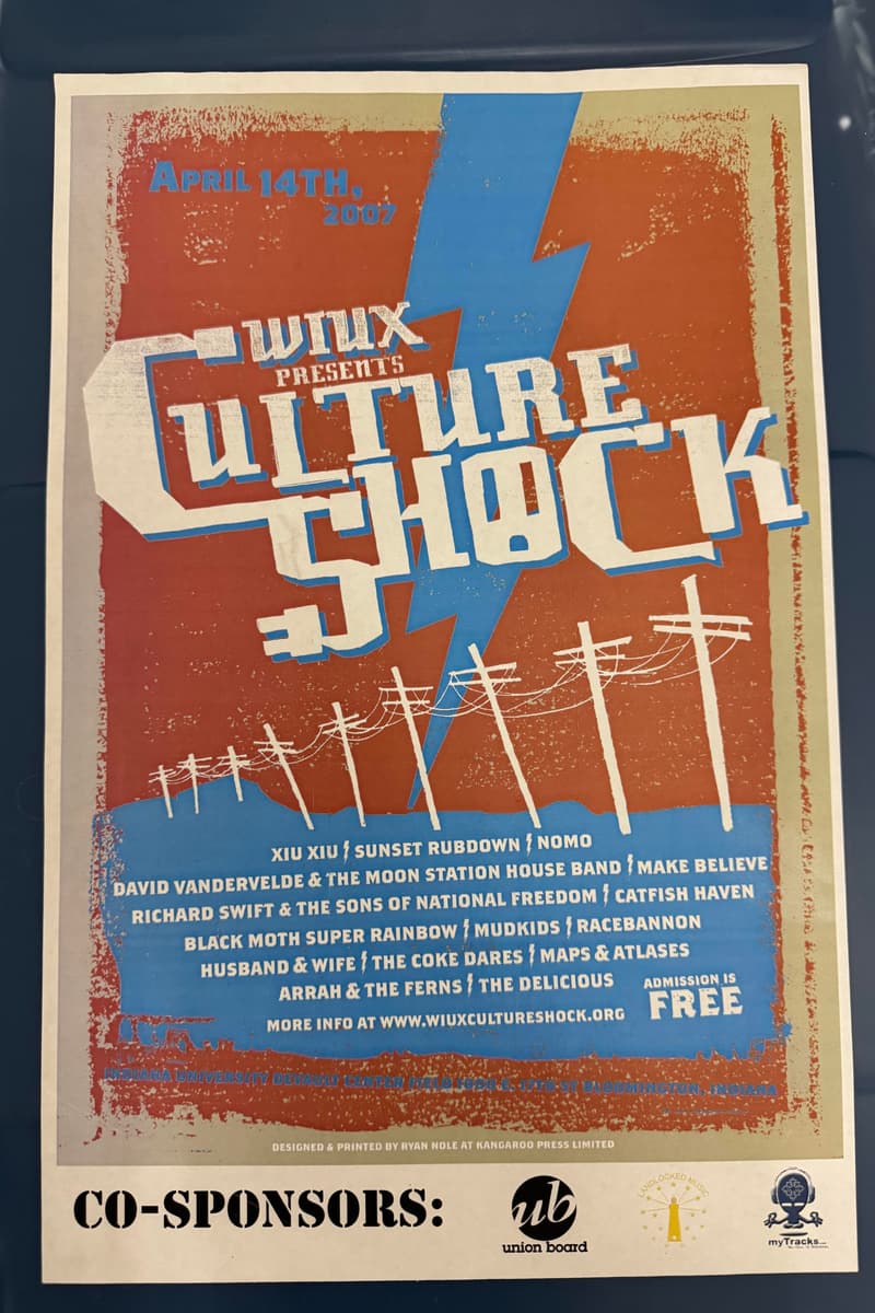 Richard Swift & The Sons of National Freedom, Xiu Xiu, Arrah & The Ferns, Mudkids, David Vandervelde & The Moon Station House Band - at Indiana University DeVauh Center (likely IMU/Indiana Memorial Union) - Bloomington, IN - Apr 14, 2007