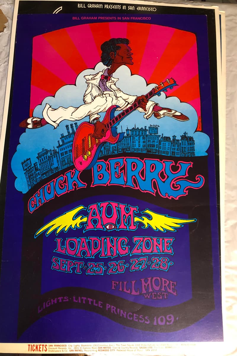 Aum, Loading Zone, Chuck Berry - at Fillmore West - San Francisco, CA
