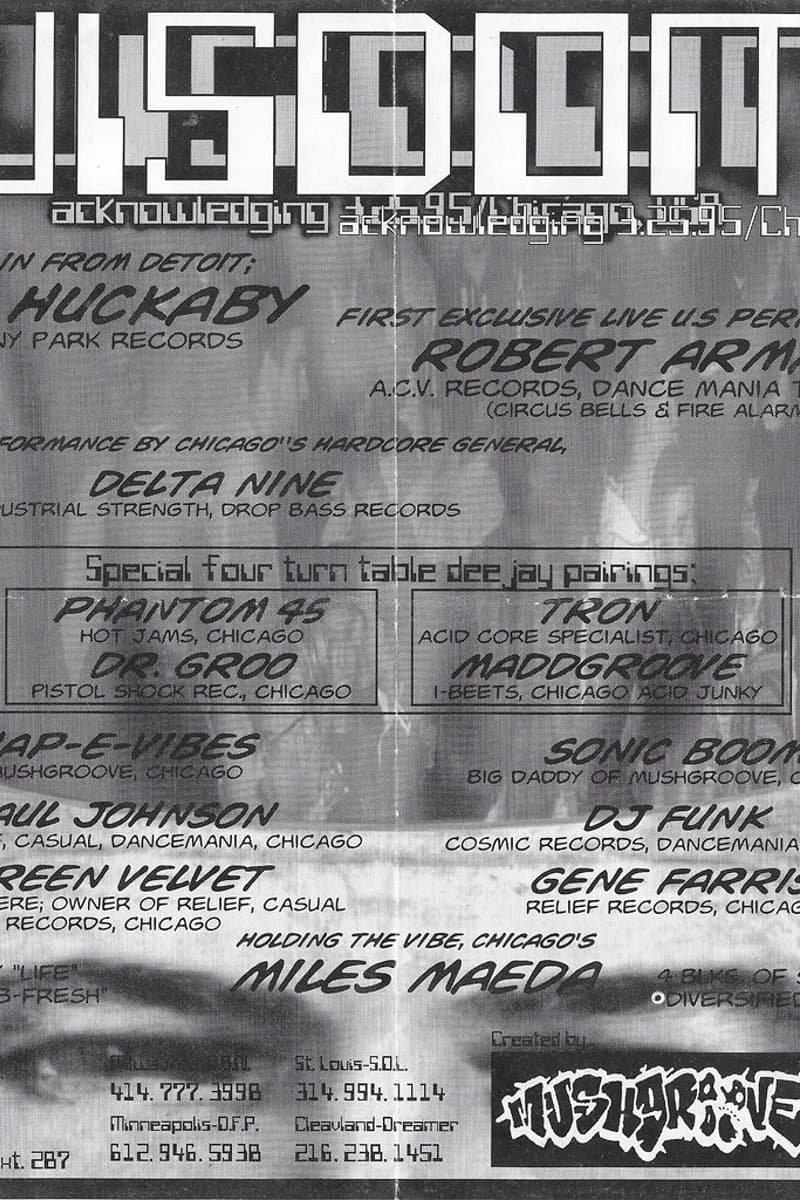 Phantom 45, Gene Farris, Miles Maeda, Tron, Paul Johnson - Chicago, IL - Mar 25, 1995