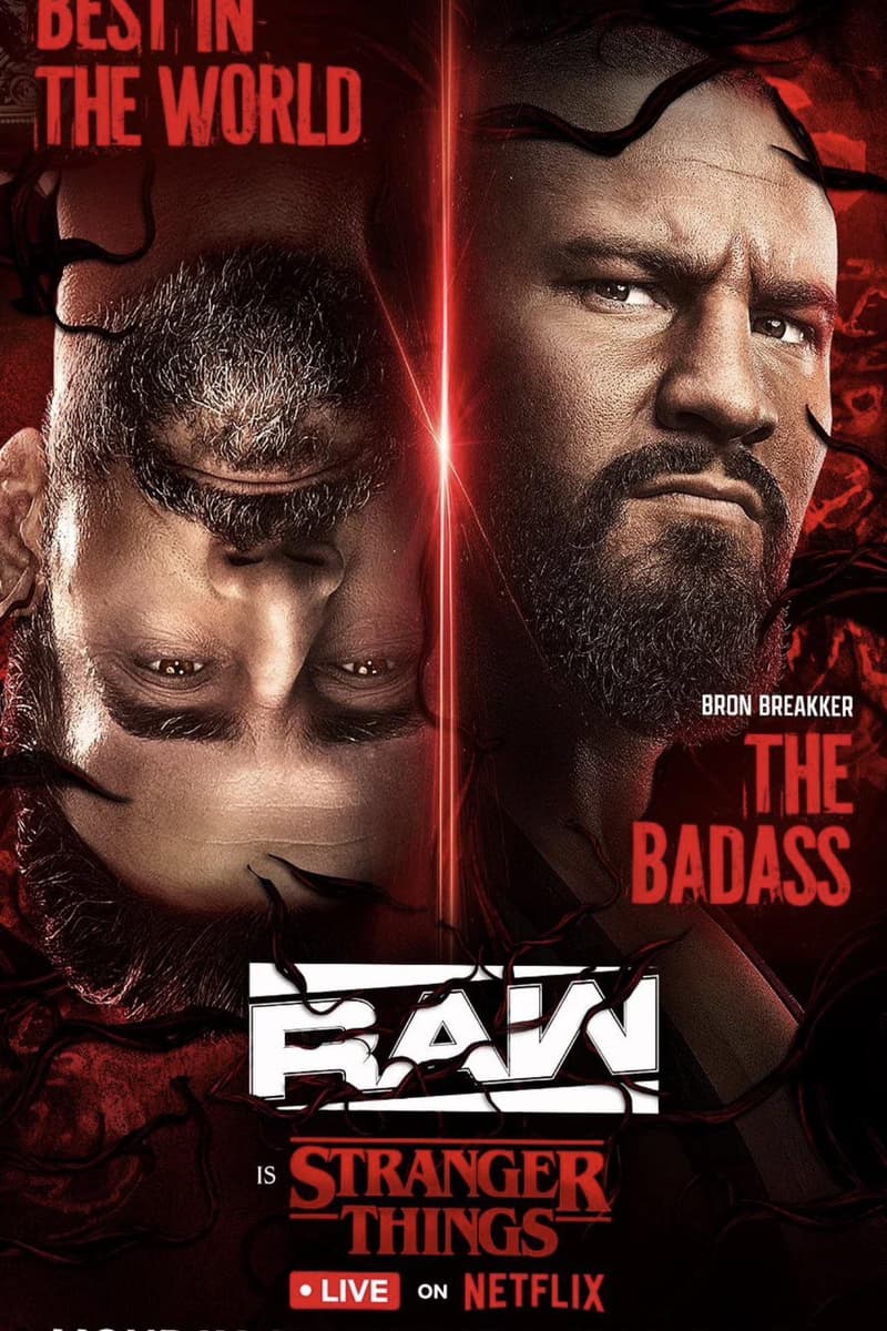CM Punk, Bron Breakker - at WWE Raw on Netflix - Brooklyn, NY - Jan 5, 2025