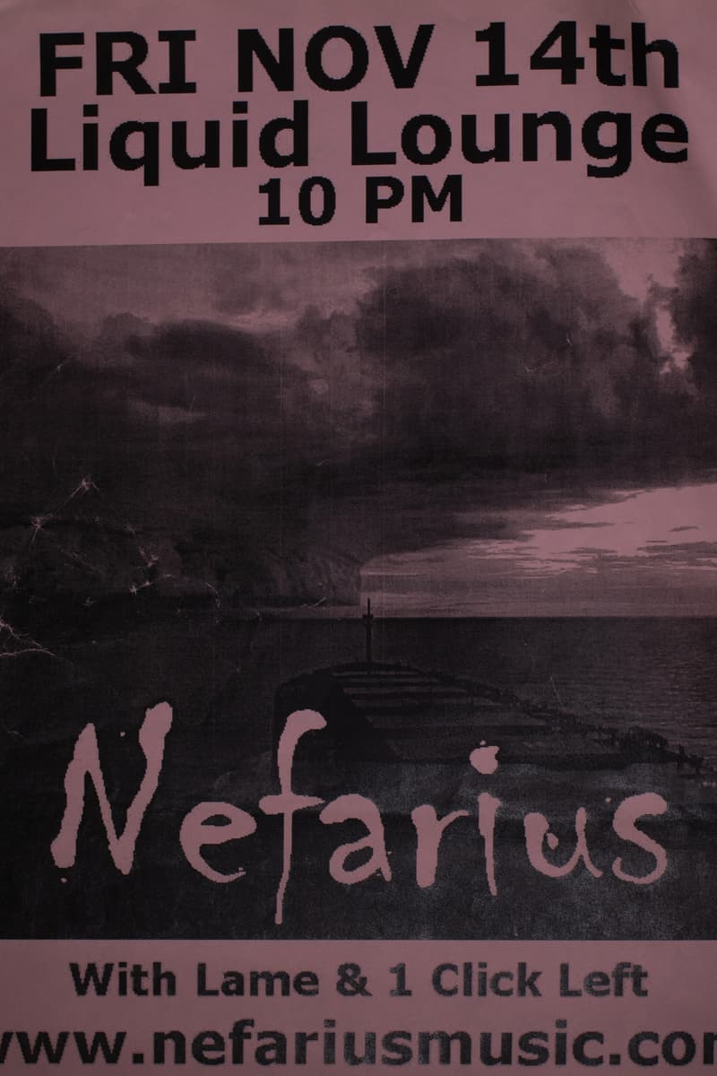 1 Click Left, Nefarius, Lame - at Liquid Lounge