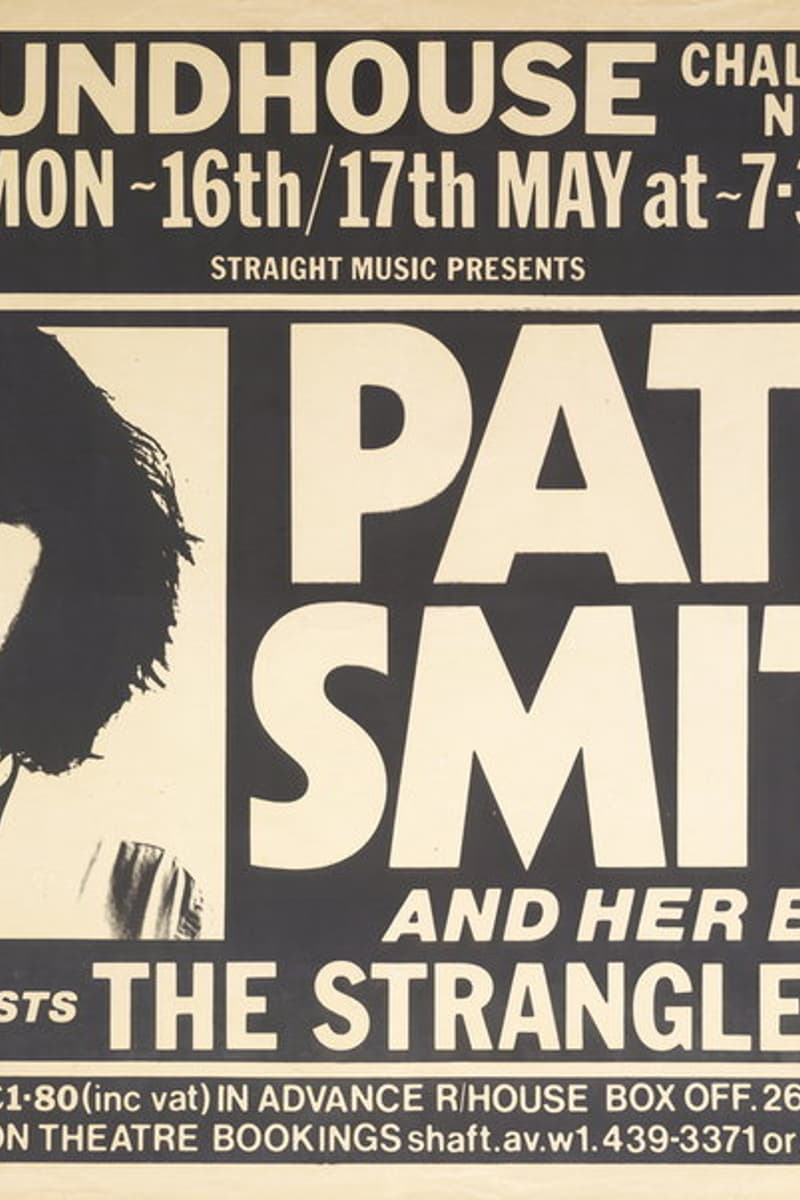 Patti Smith and Her Band, The Stranglers, Patti Smith - at Roundhouse - London