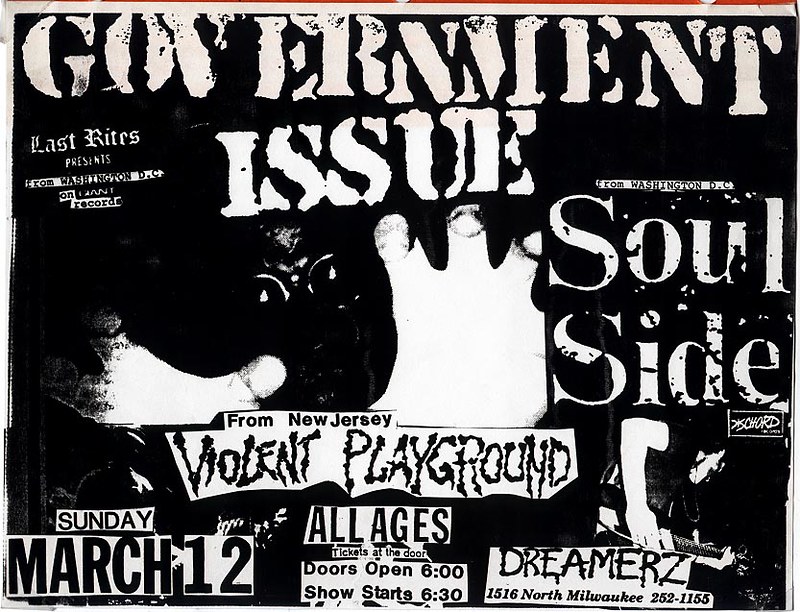 Soul Side, Government Issue, Violent Playground - at Dreamerz - Milwaukee, WI
