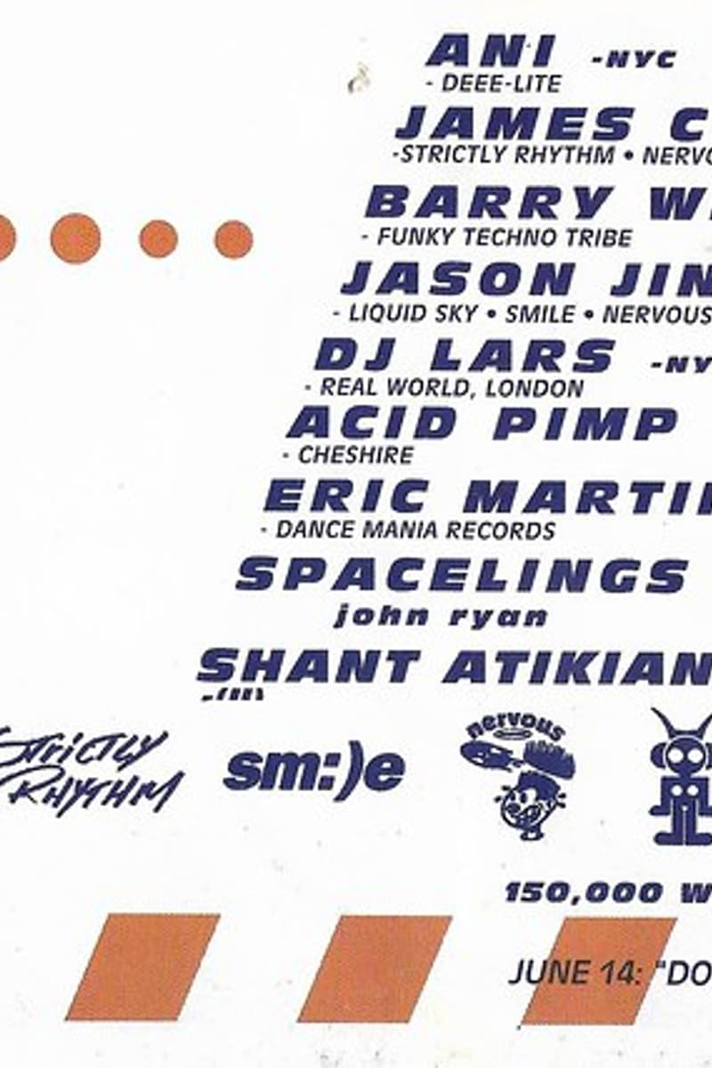 James Christian, Eric Martin, Basshead, Spacelings, ANI - at NERF - Detroit, MI - Mar 22, 1997