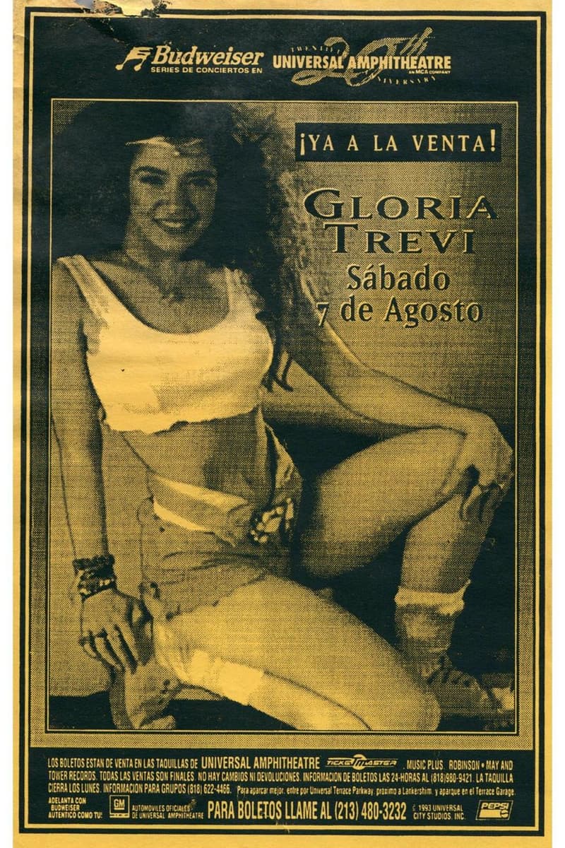 Gloria Trevi - at Universal Amphitheatre - Universal City, CA - Aug 7, 1993