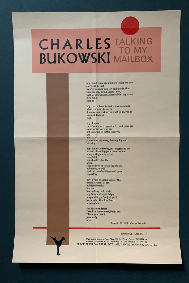 Charles Bukowski - Santa Barbara, CA