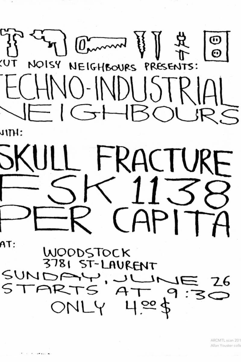 Skull Fracture, Per Capita, FSK 1138 - at Woodstock - Montreal