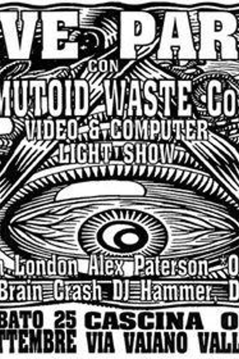 DJ Dix for Sex, DJ Hammer, ORB, Brain Crash, Alex Paterson - at Cascina Occupata - Milano - Sep 25, 1993
