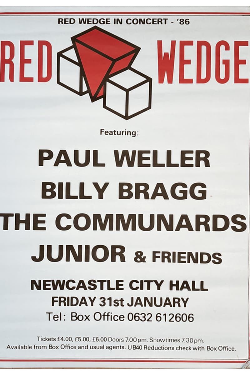 Billy Bragg, Paul Weller, The Communards, Junior & Friends - at Newcastle City Hall - Newcastle - Jan 31, 1986