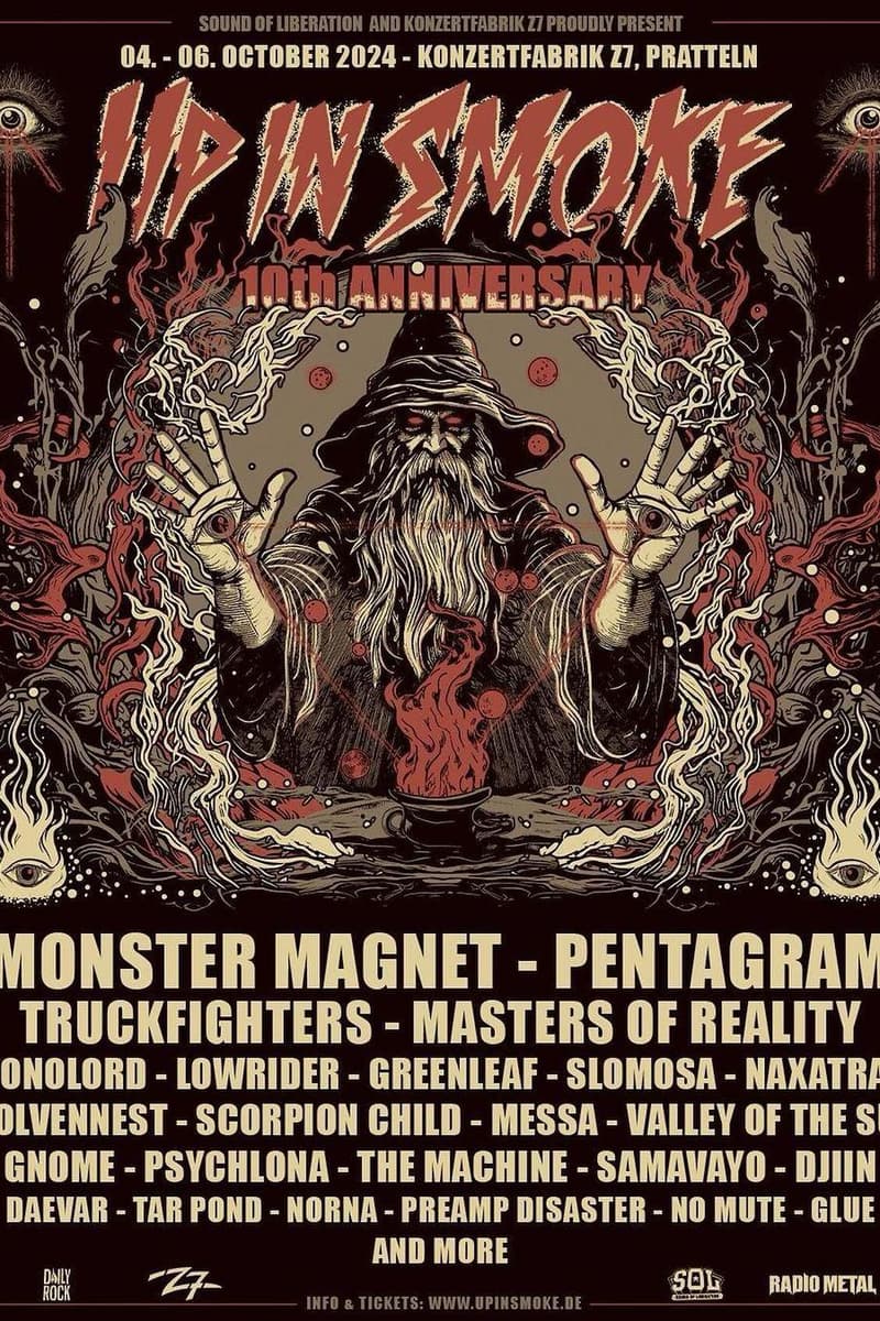 Pentagram, Monolord, Samavayo, Djiin, The Machine - Pratteln - Oct 4, 2024
