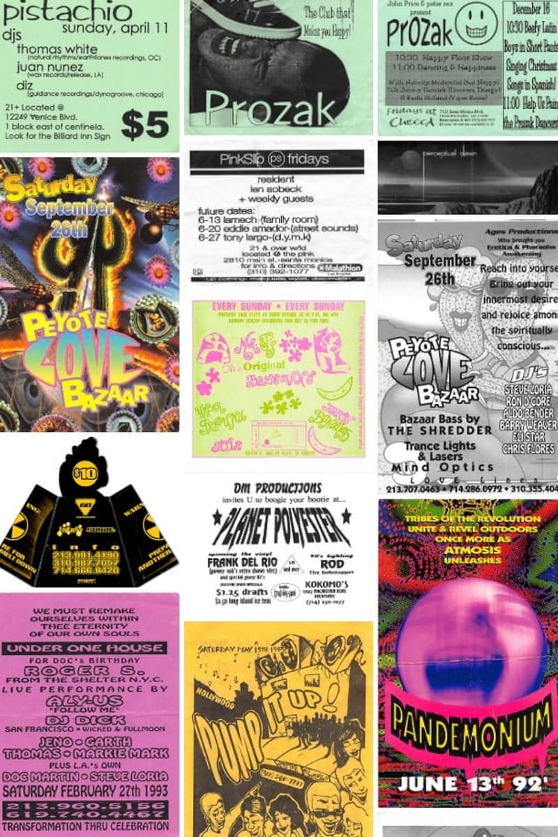 Roger S., Pandemonium, Len Azbeck, Pump It Up, Planet Polyester - Los Angeles / San Francisco / Hollywood, CA