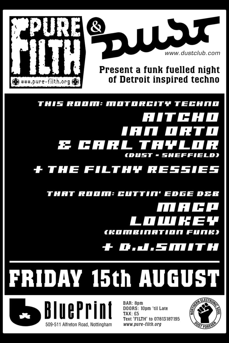 D.J. Smith, Carl Taylor, Lowkey, Ian Orto, MacP - at Blueprint - Nottingham - Aug 15, 2003