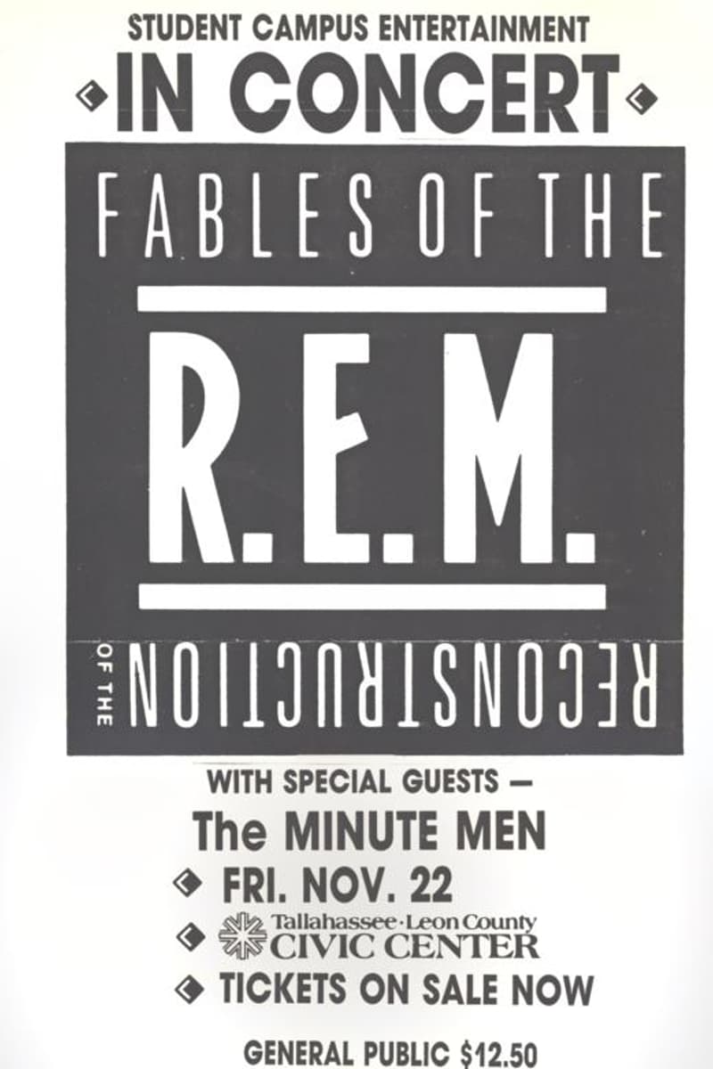 The Minute Men, R.E.M. - at Tallahassee-Leon County Civic Center - Tallahassee, FL