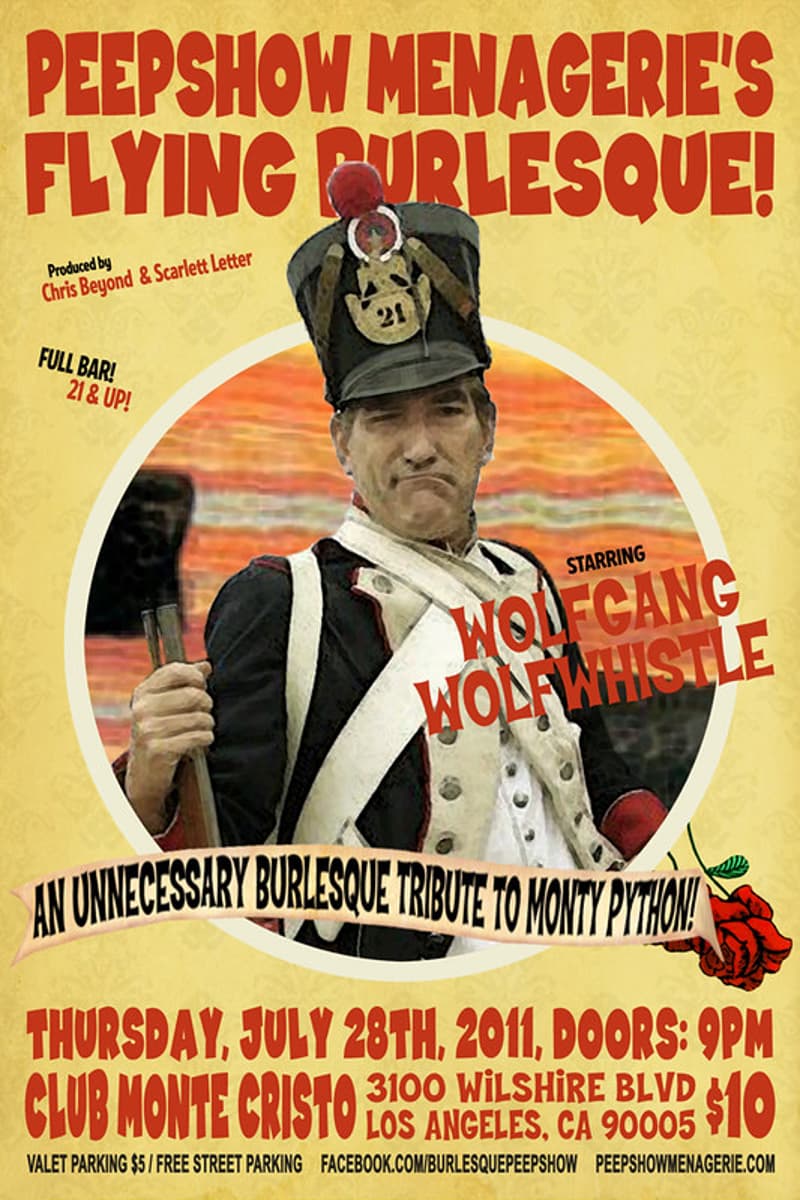 Wolfgang Wolfwhistle - at Club Monte Cristo - Los Angeles, CA - Jul 28, 2011