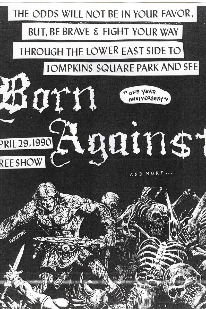 and more..., Born Against - at Tompkins Square Park - New York, NY - Apr 29, 1990