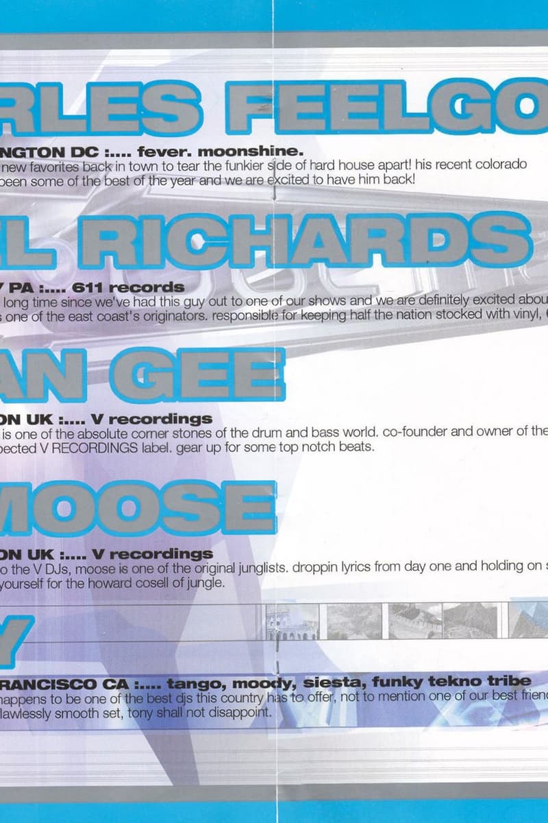 Charles Feelgood, Nigel Richards, Tony, Bryan Gee, MC Moose