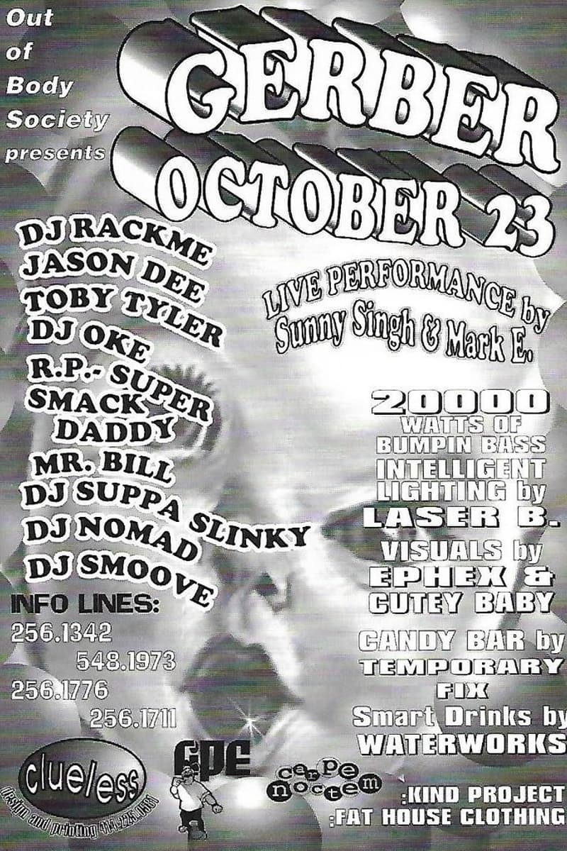 Sunny Singh, Mark E., DJ Suppa Slinky, Jason Dee, DJ Oke - at Gerber