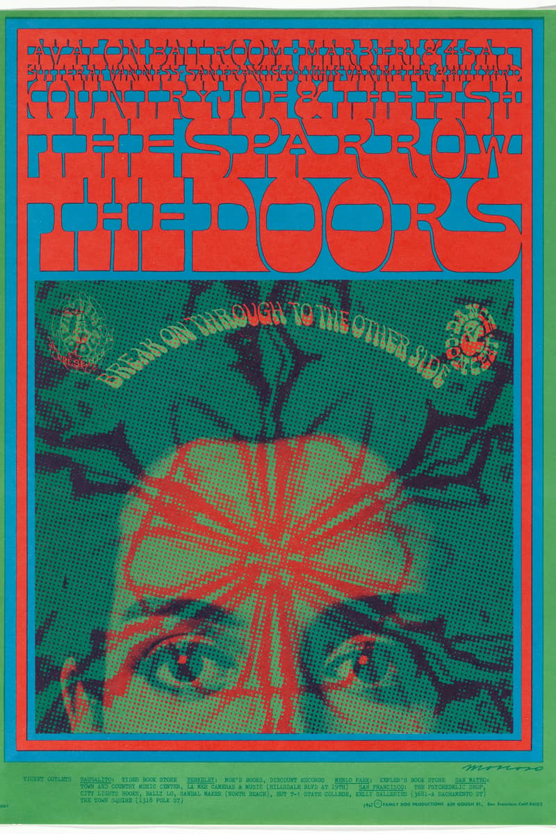 The Sparrow, The Doors, Country Joe & The Fish - at Avalon Ballroom - San Francisco, CA - Mar 30, 1967