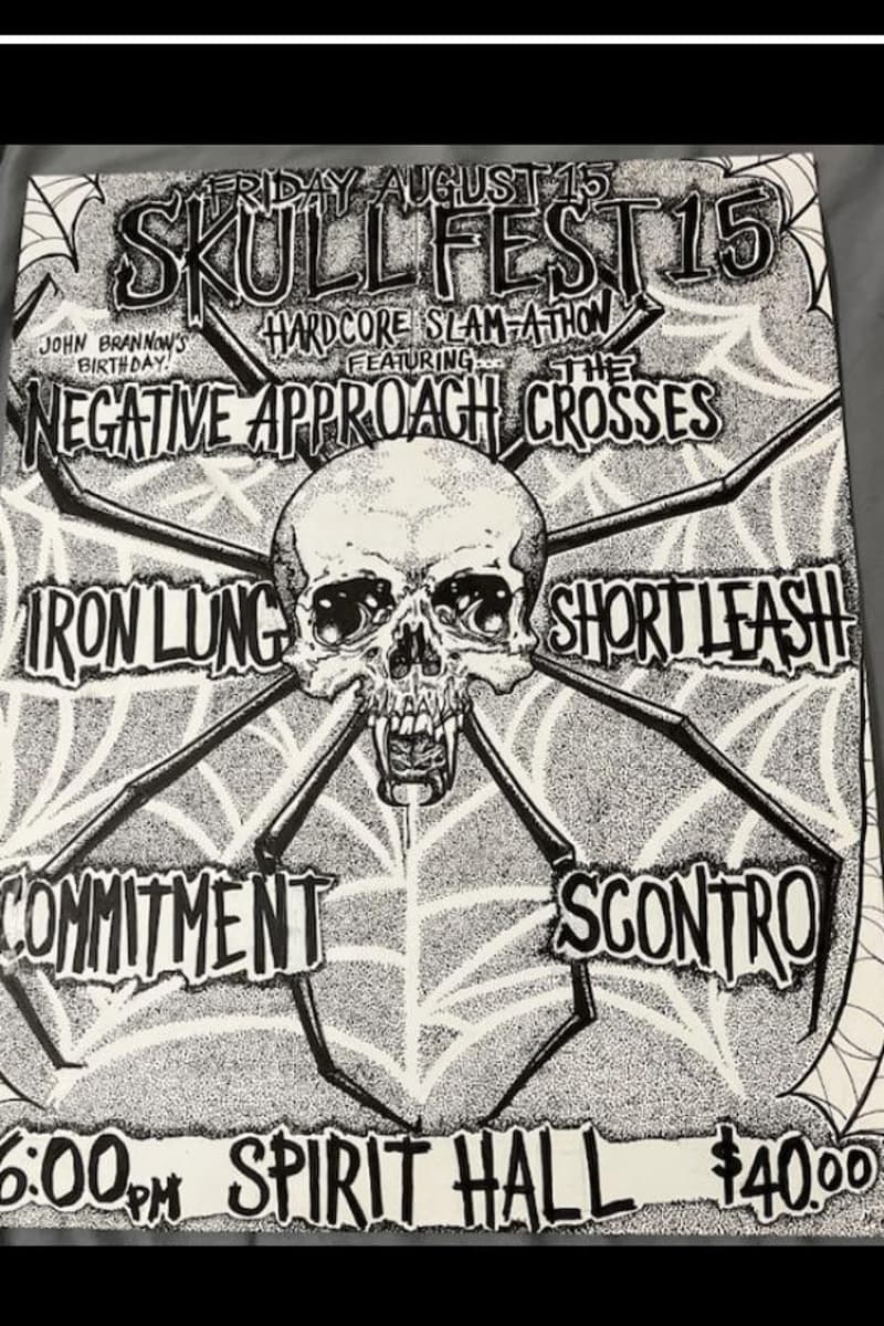 Scontro, Short Leash, Iron Lung, Commitment, Negative Approach - at Spirit Hall - Aug 15, 2025