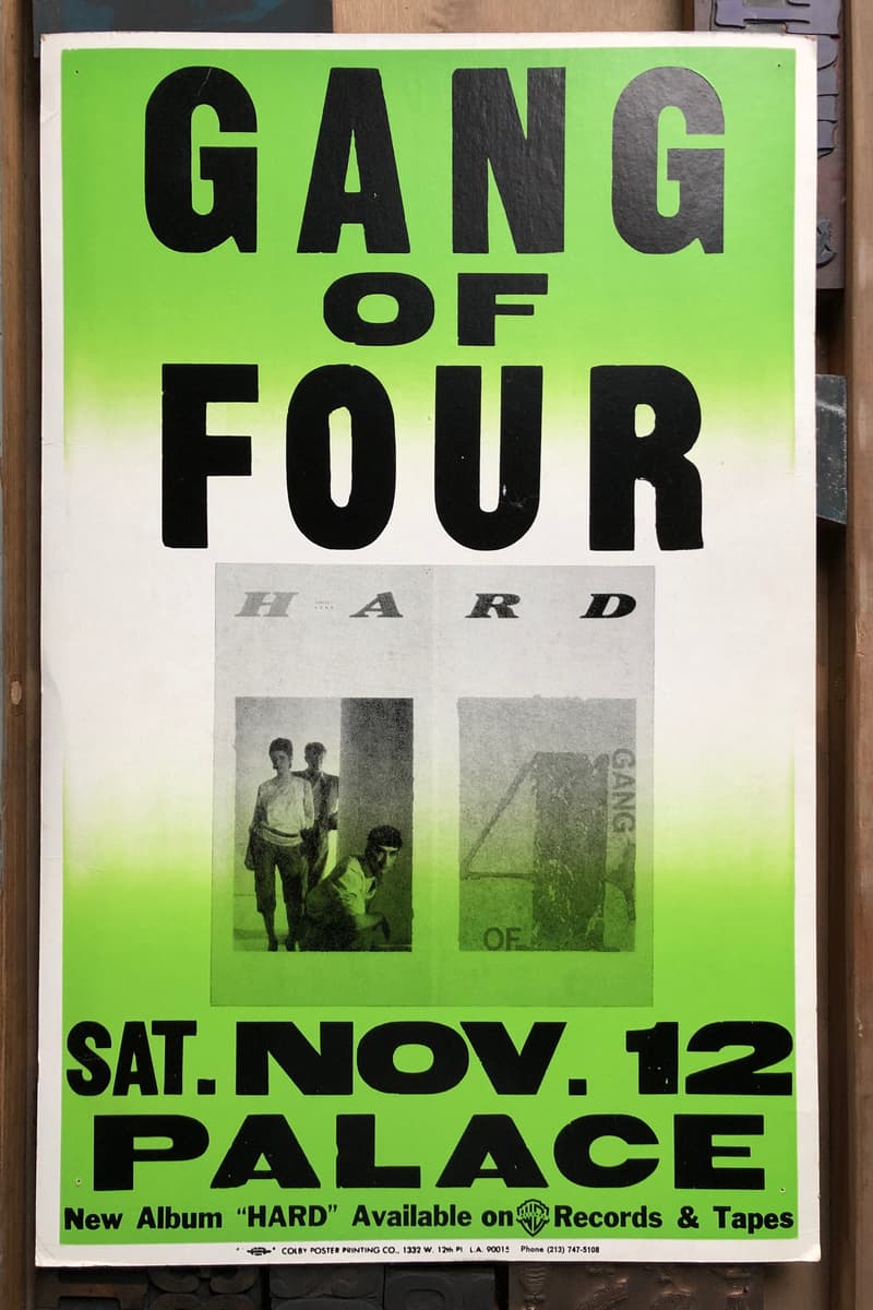 Gang of Four - at Palace - Los Angeles, CA - Nov 12, 1983