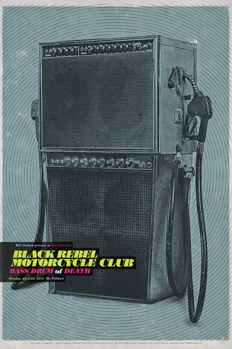 Bass Drum of Death, Black Rebel Motorcycle Club - at The Fillmore - San Francisco, CA - Apr 22, 2013