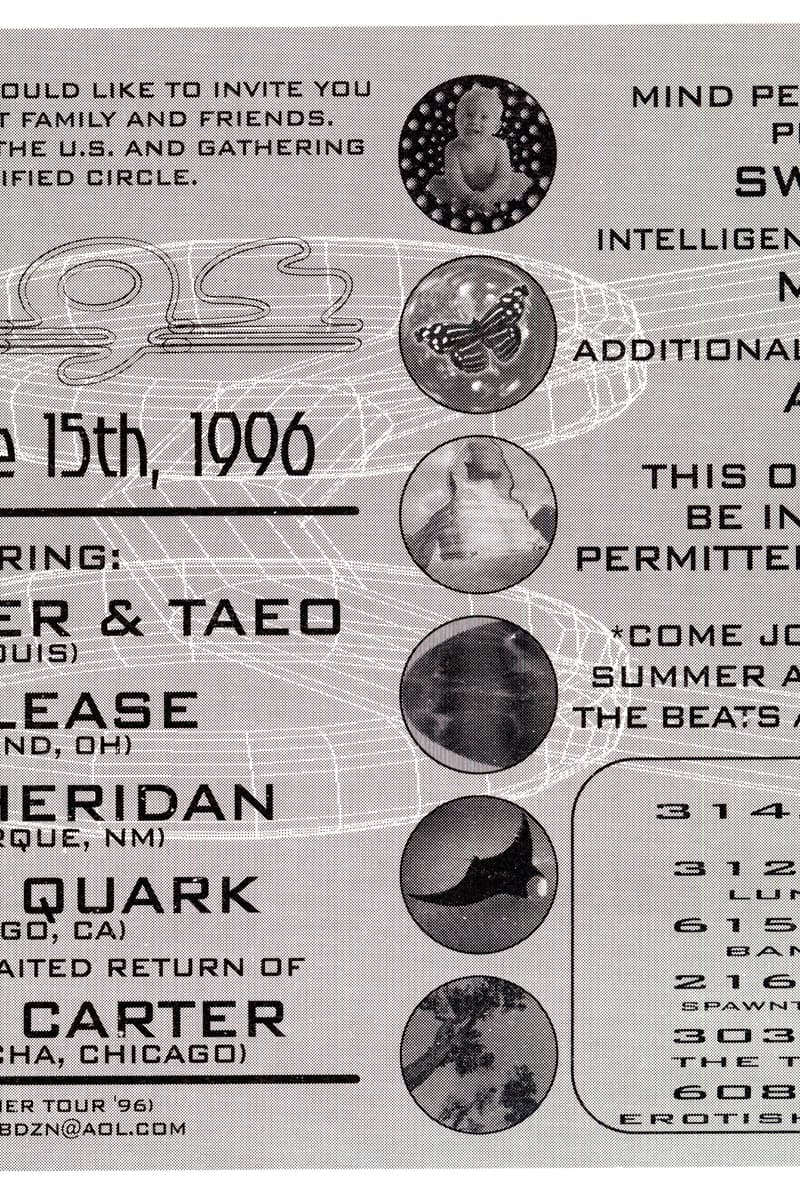 Mark E. Quark, DJ Release, Jeff Feller & Taeo, Derrick Carter, John Sheridan - Jun 15, 1996