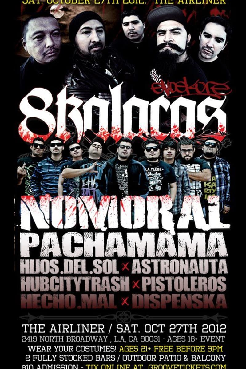 Skalacos, Pistoleros, Hijos Del Sol, Hubcity Trash, Astronauta - at The Airliner - Los Angeles, CA - Oct 27, 2012