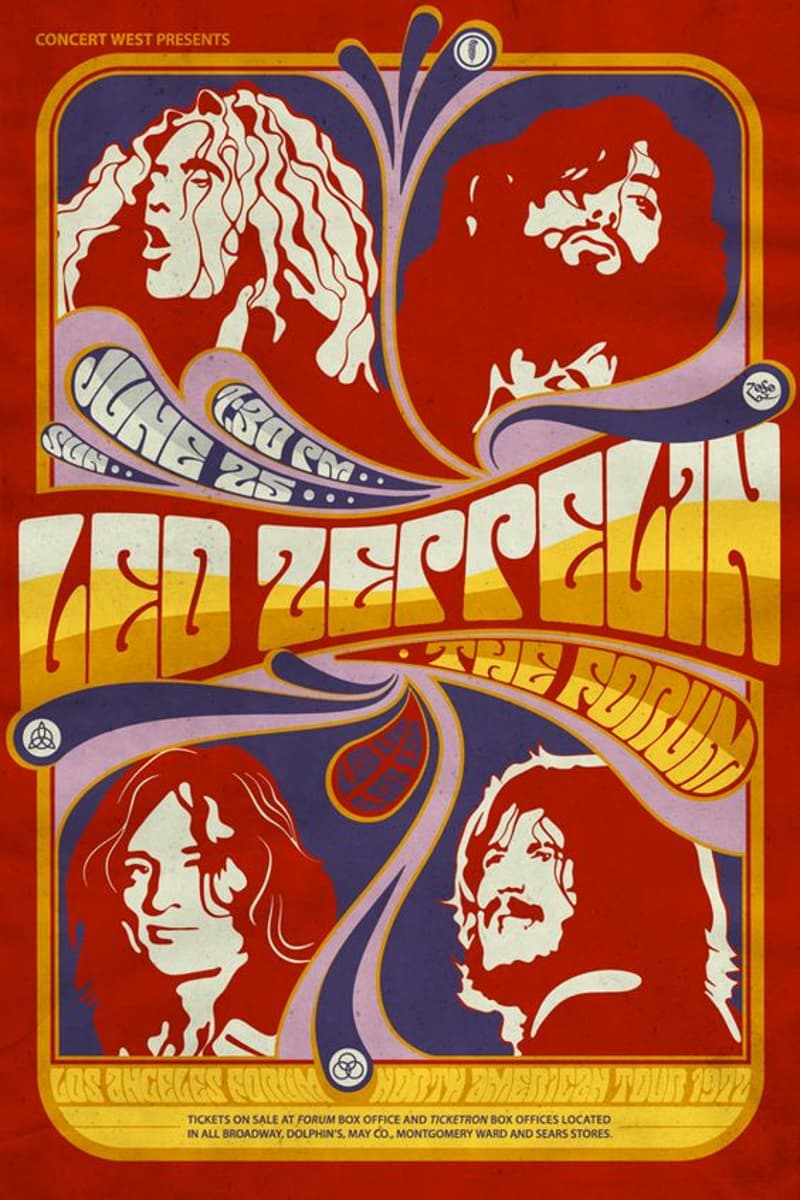 Led Zeppelin - at The Forum - Los Angeles, CA - Jun 25, 1972