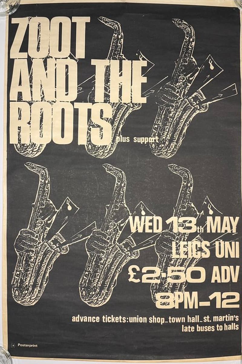 Zoot and the Roots - at Leics Uni (Leicester University) - Leicester - May 13, 1987