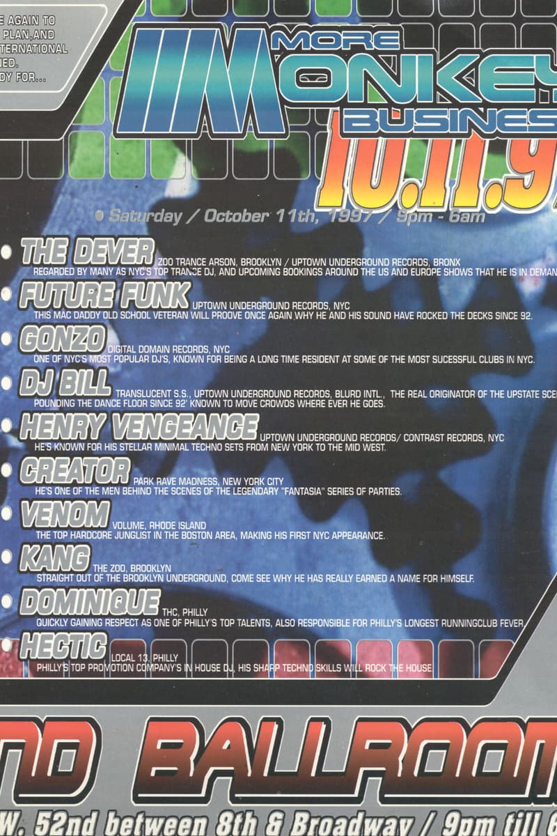 The Dever, Creator, Future Funk, DJ Bill, Kang - at Grand Ballroom - New York City, NY - Oct 11, 1997