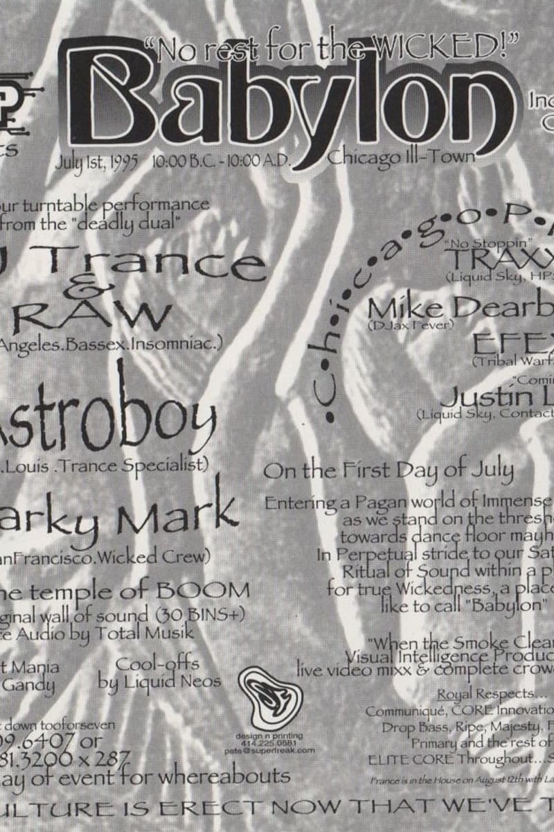 AstroBoy, TRAXX, RAW, Efex, Mike Dearborn - at Babylon - Chicago, IL - Jul 1, 1995