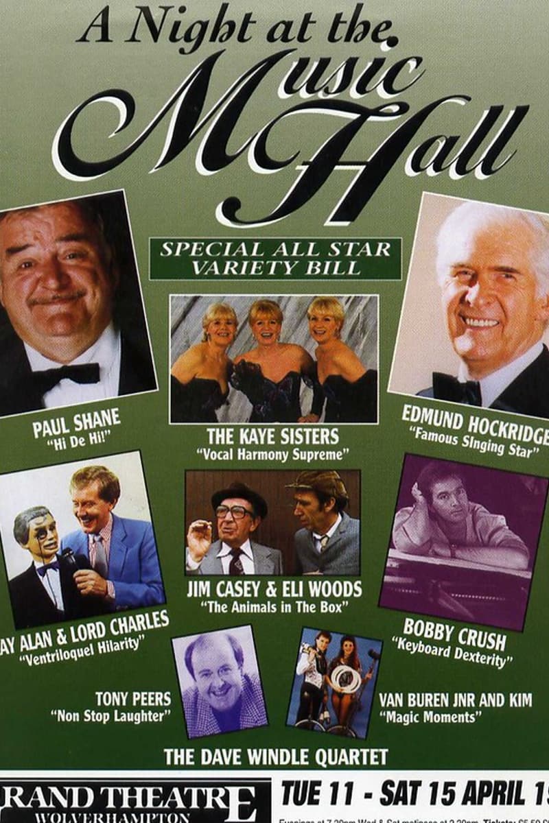 Van Buren Jnr and Kim, Jim Casey & Eli Woods, Tony Peers, The Kaye Sisters, Paul Shane - at Grand Theatre Wolverhampton - Wolverhampton - Apr 11, 1995
