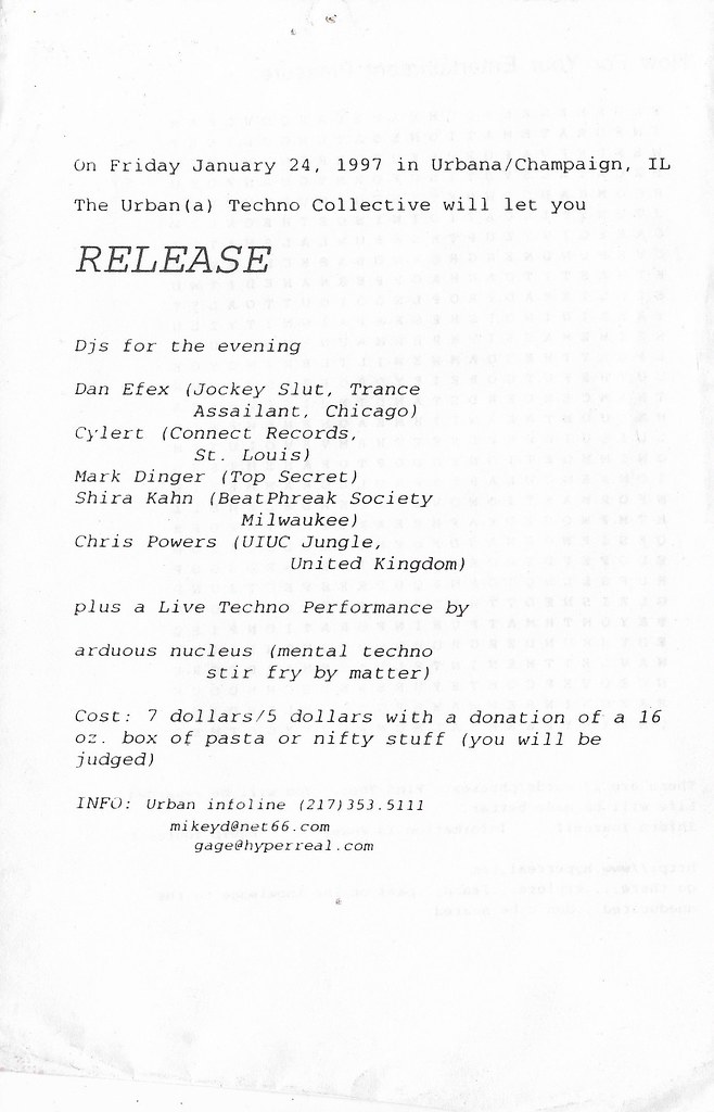 Cylert, arduous nucleus, Chris Powers, Shira Kahn, Mark Dinger - Urbana/Champaign, IL - Jan 24, 1997