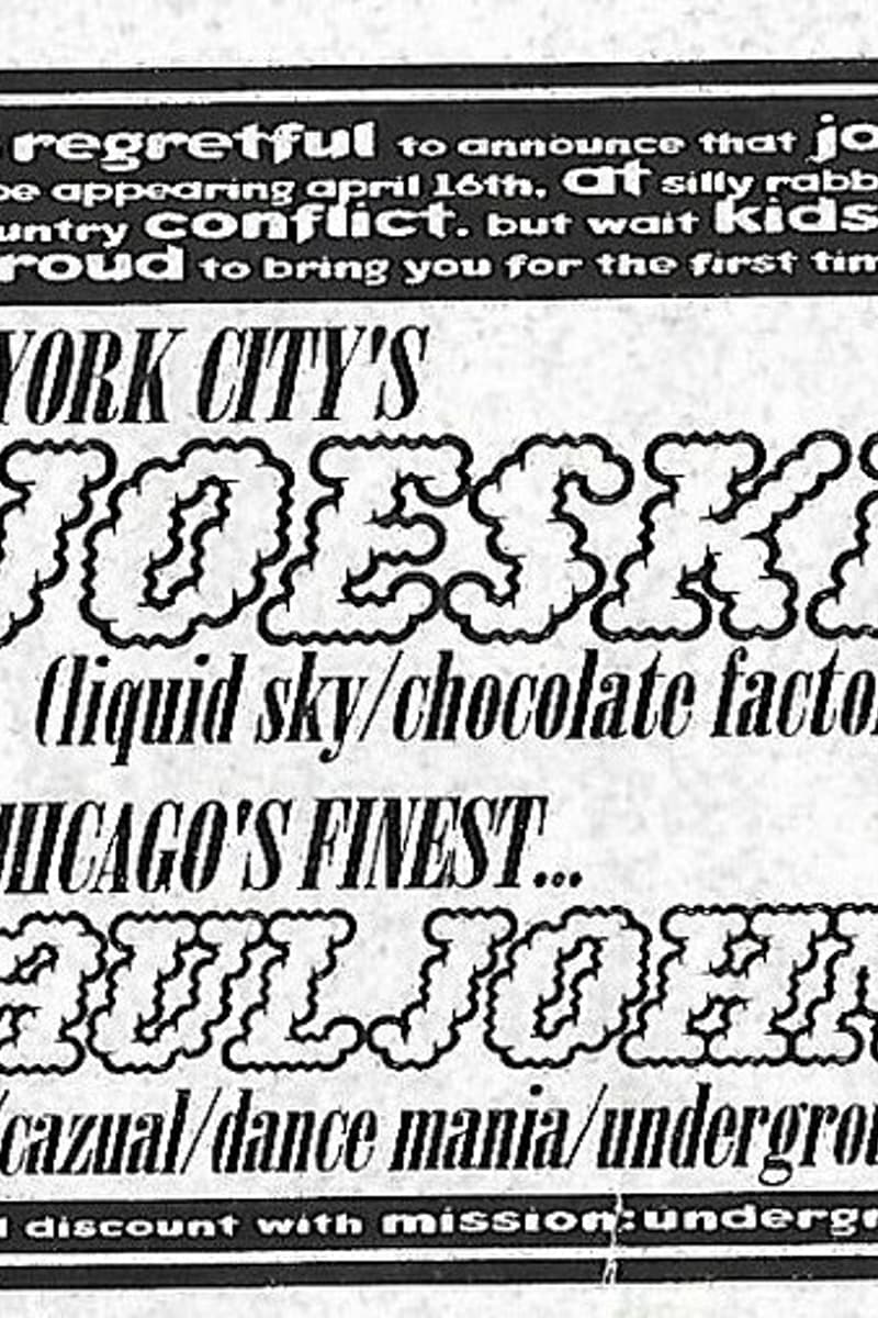 Josh Wink, Paul Johnson, Joeski - at Silly Rabbit - Chicago, IL - Apr 16, 1997