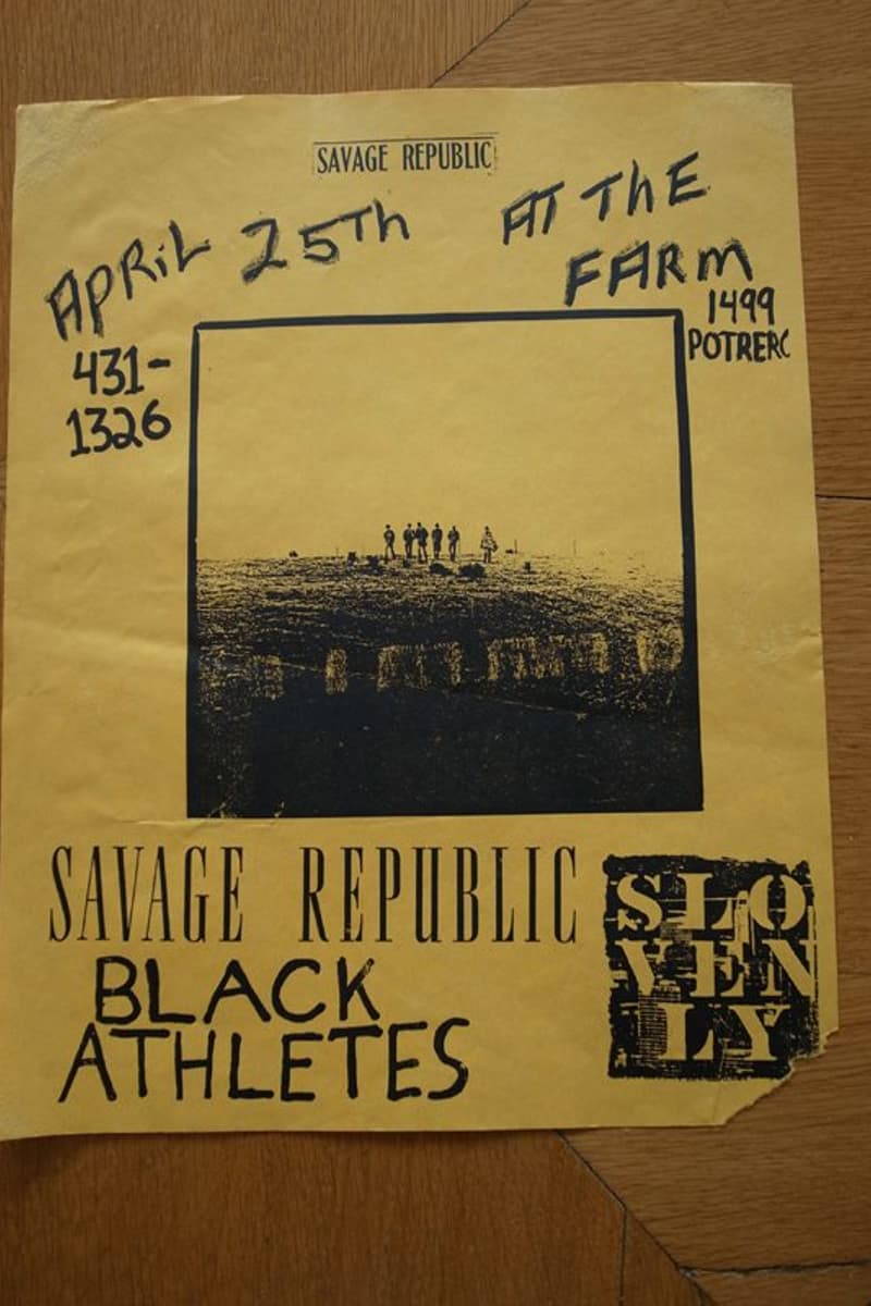 Black Athletes, Savage Republic - at The Farm - San Francisco, CA