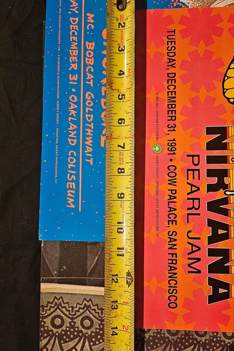 Nirvana, Pearl Jam, Bobcat Goldthwait - at Cow Palace - San Francisco, CA - Dec 31, 1991