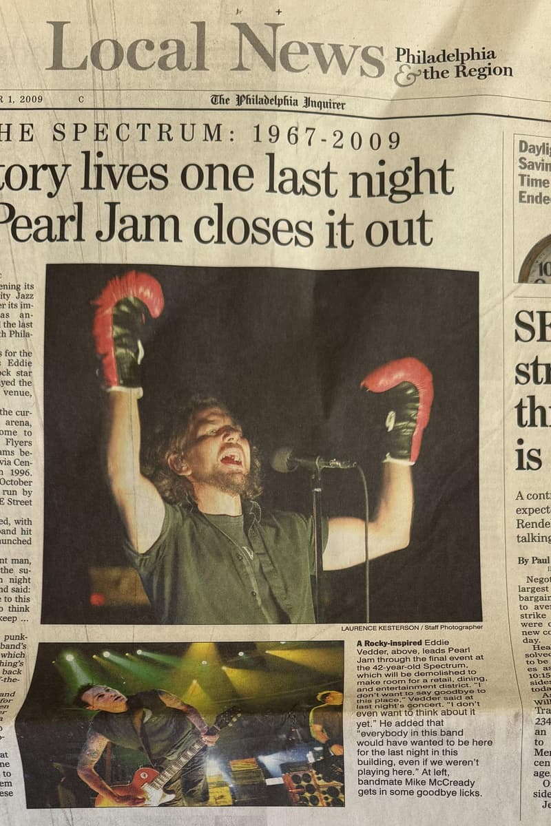 Pearl Jam - at The Spectrum - Philadelphia, PA - Oct 31, 2009