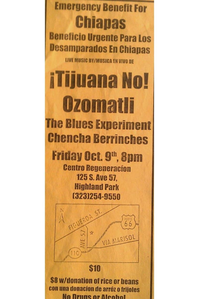 ¡Tijuana No!, Chencha Berrinches, The Blues Experiment, Ozomatli - at Centro Regeneracion - Highland Park, CA - Oct 9, 1998