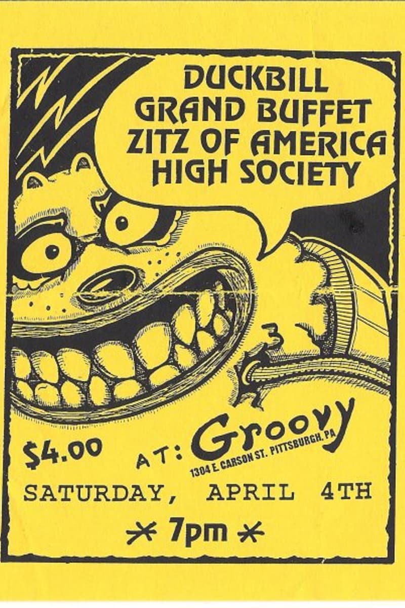 Duckbill, High Society, Grand Buffet, Zitz of America - at Groovy - Pittsburgh, PA