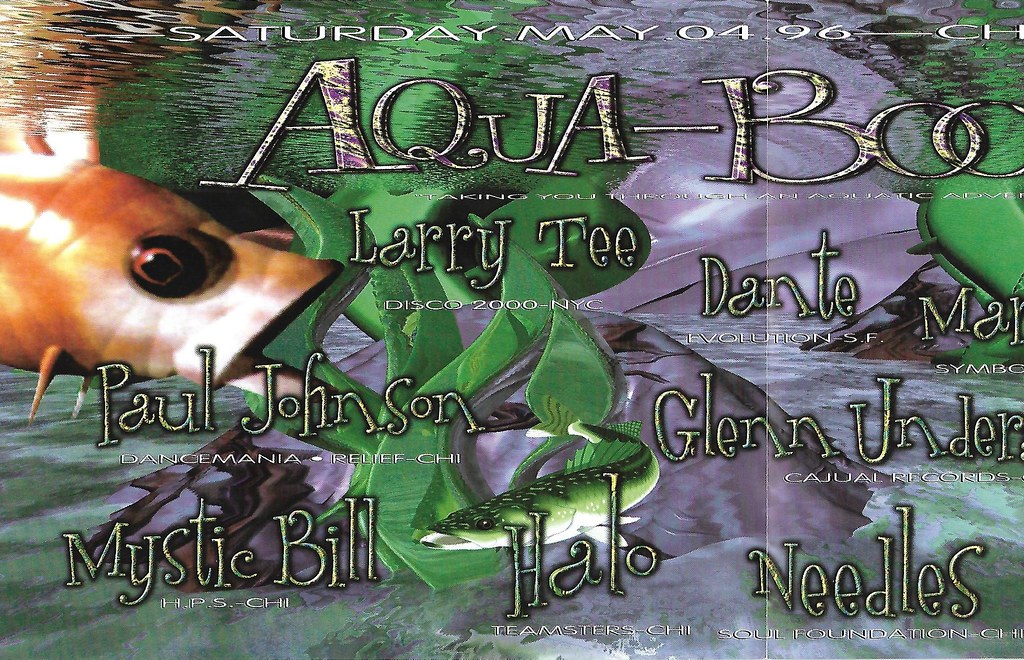 Halo, Mar (truncated), Needles, Larry Tee, Paul Johnson - at Aqua-Boo (partial - cut off) - Chicago, IL - May 4, 1996