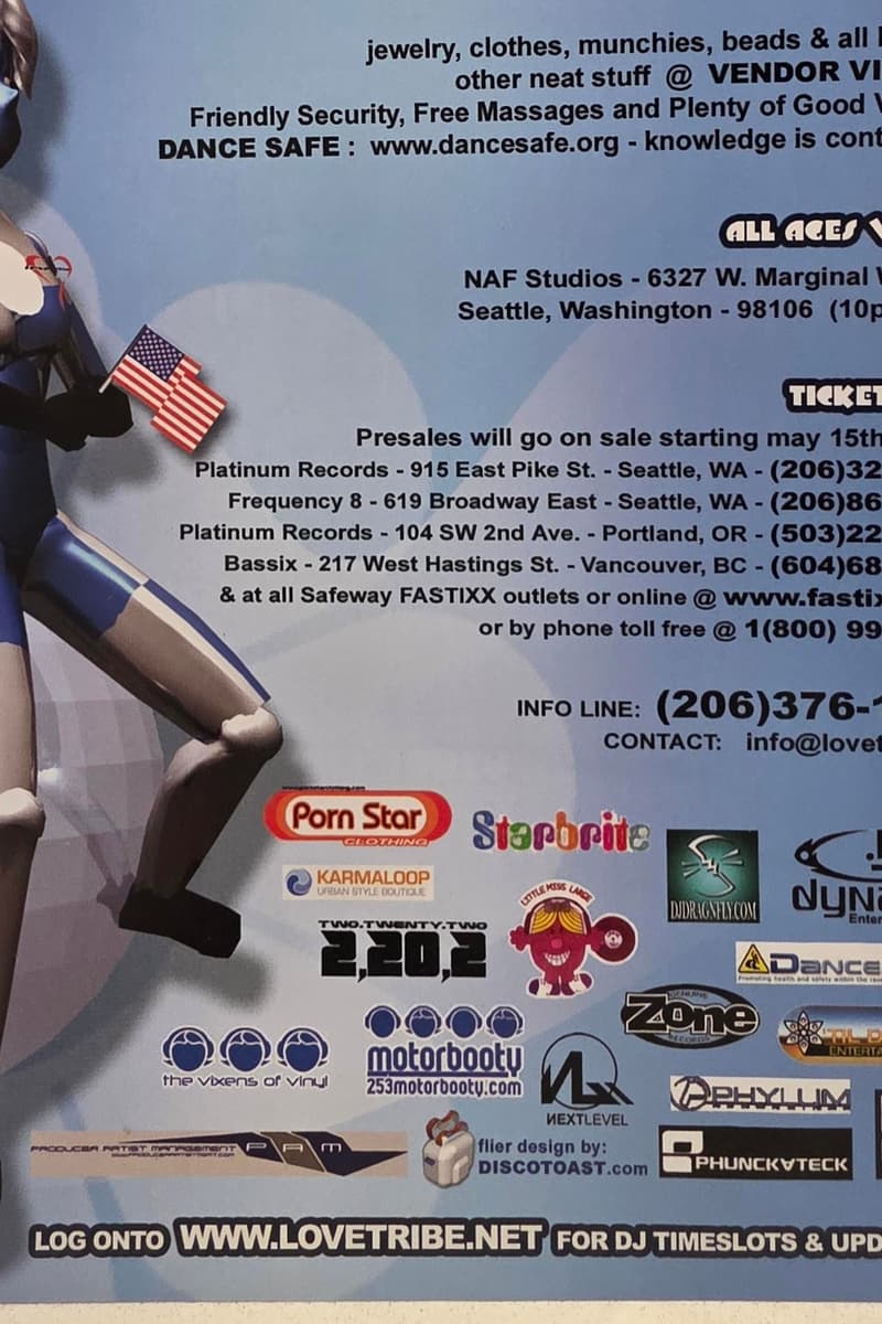 Phyllum, DJ Dragonfly, The Vixens of Vinyl, Motorbooty, Little Miss Lance - at NAF Studios - Seattle, WA