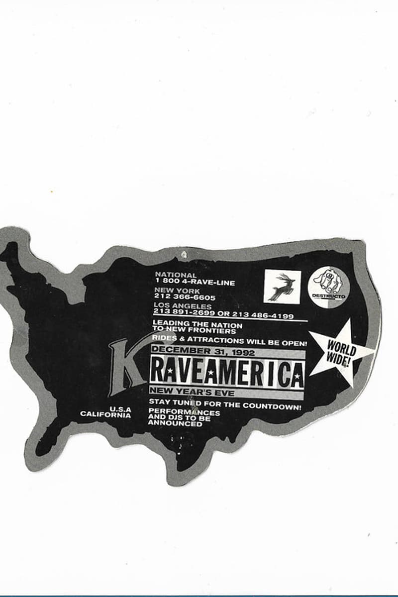 at KRaveAmerica - California / New York (multi-city event), CA / NY - Dec 31, 1992