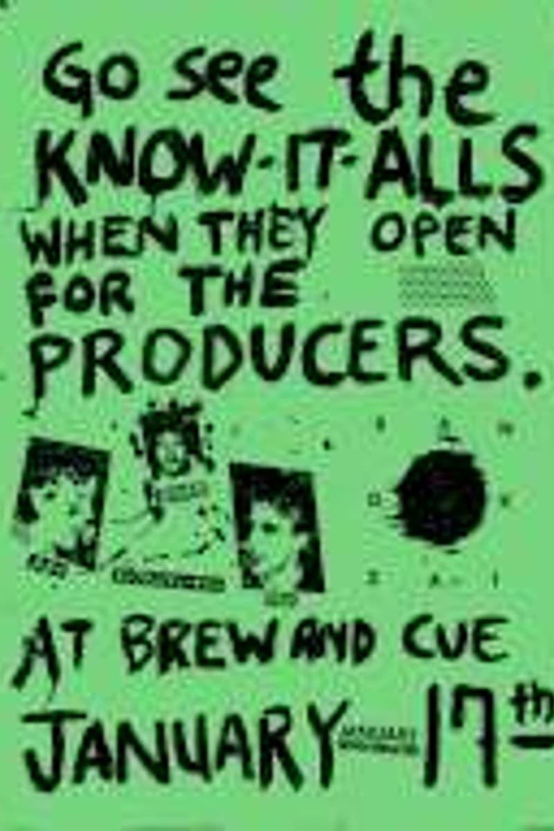 The Producers, The Know-It-Alls - at Brew and Cue