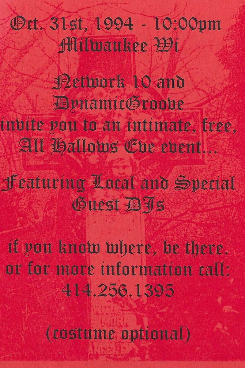 Special Guest DJs (unnamed), Local DJs (unnamed) - Milwaukee, WI - Oct 31, 1994