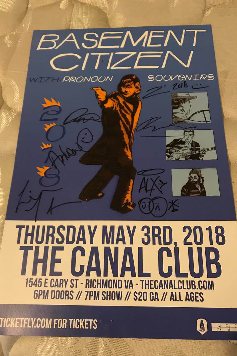 Basement Citizen, Pronoun, Souvenirs - at The Canal Club - Richmond, VA - May 3, 2018