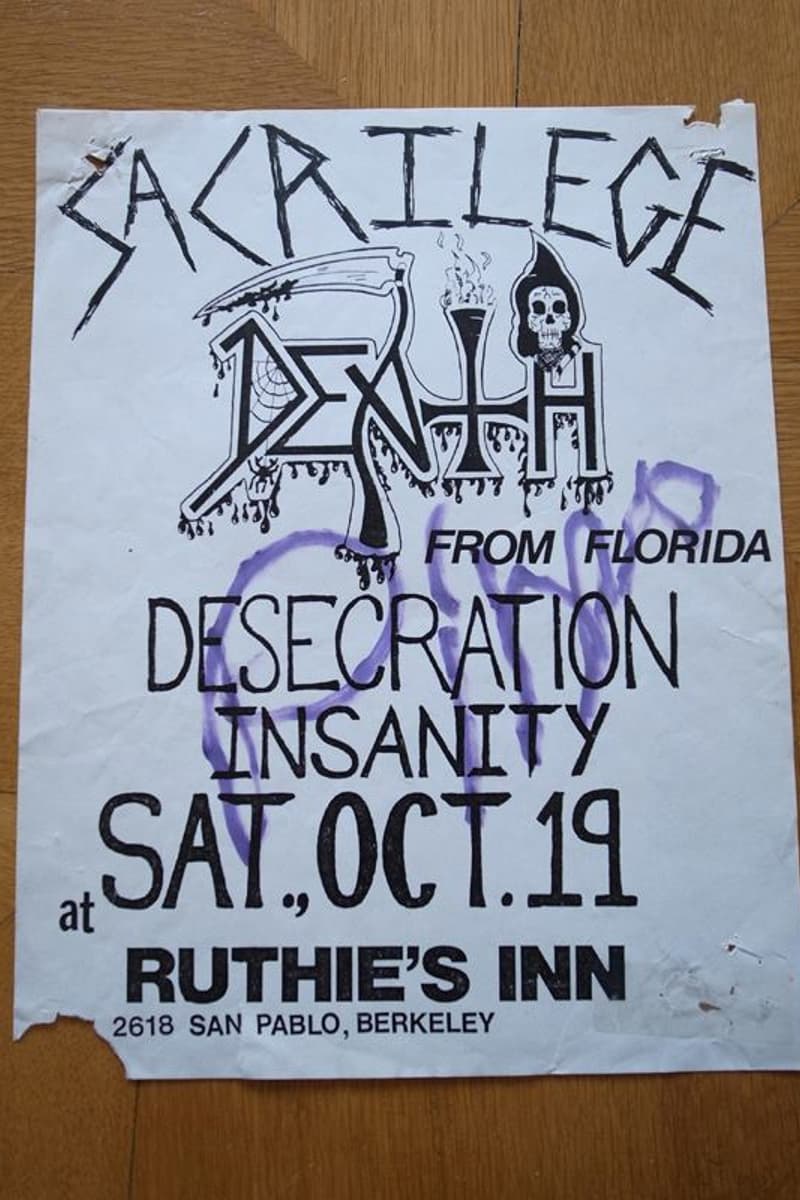 Death, Insanity, Desecration, Sacrilege - at Ruthie's Inn - Berkeley, CA