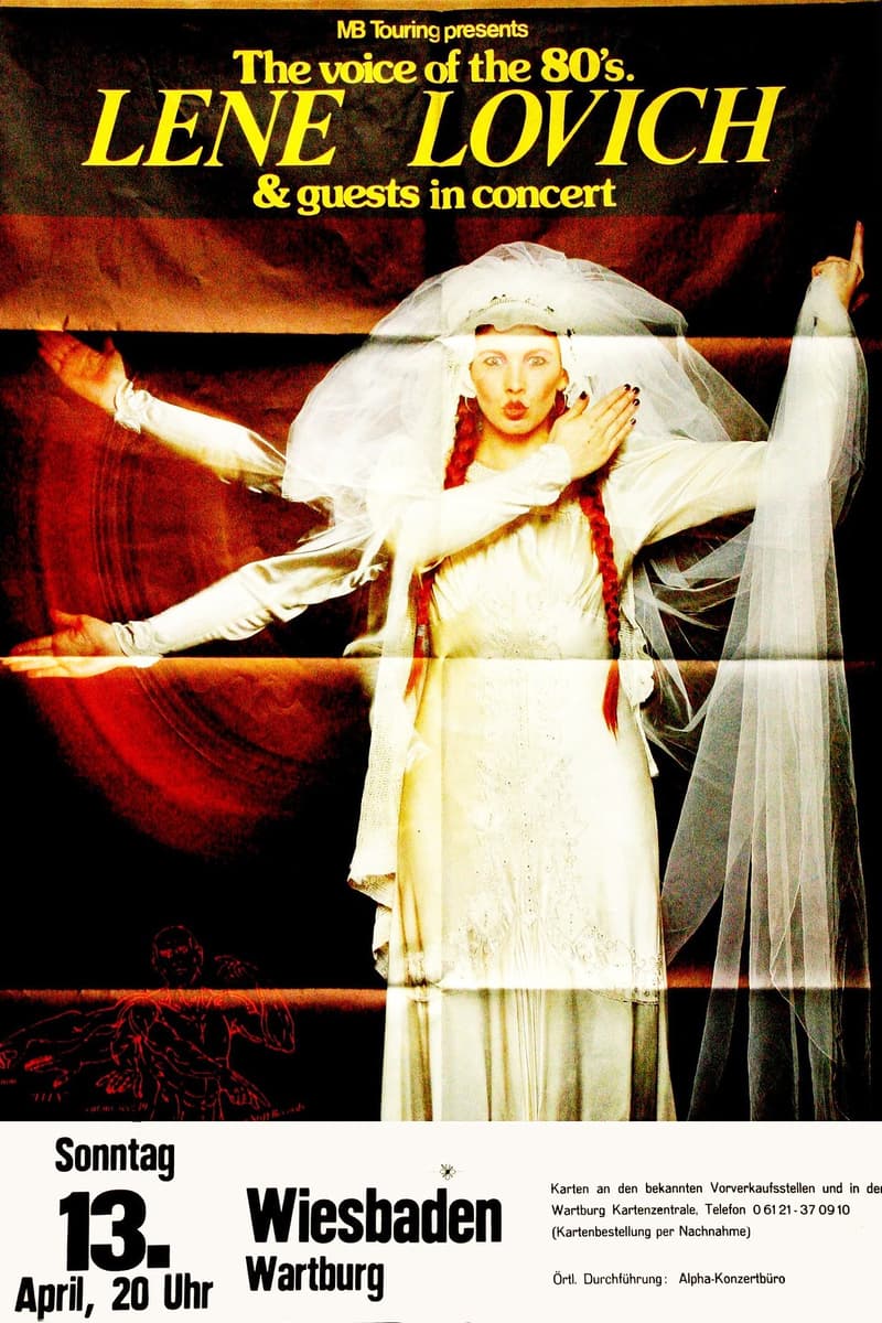 Lene Lovich - at Wartburg - Wiesbaden - Apr 13, 1980