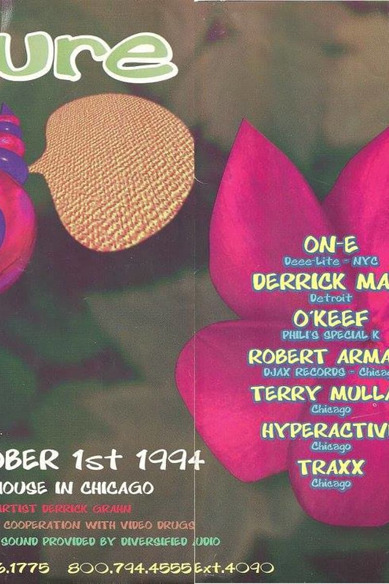 Terry Mullan, Derrick May, TRAXX, ON-E (Deee-Lite - NYC), Hyperactive - at Virgin Warehouse - Chicago, IL - Oct 1, 1994