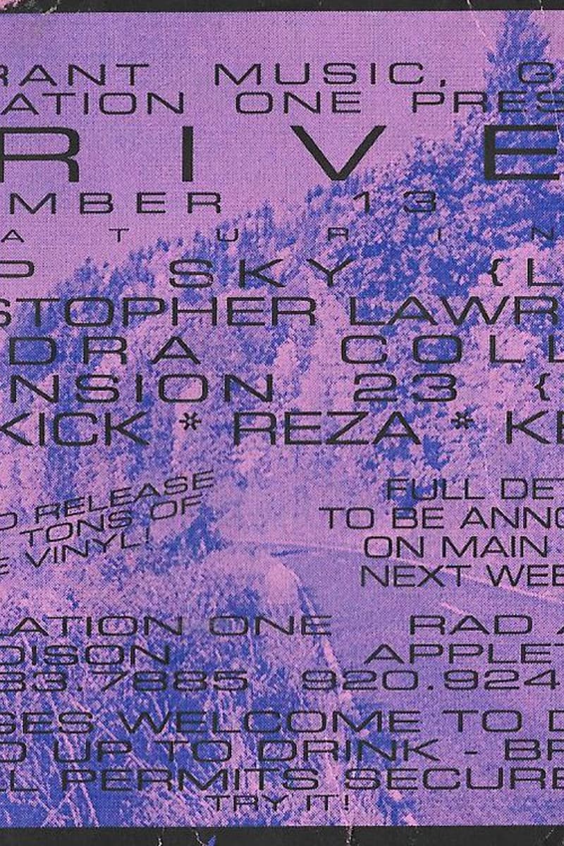 Reza, Kendo, Sandra Collins, Christopher Lawrence, Deep Sky - Madison / Appleton, WI - Dec 13, 1997
