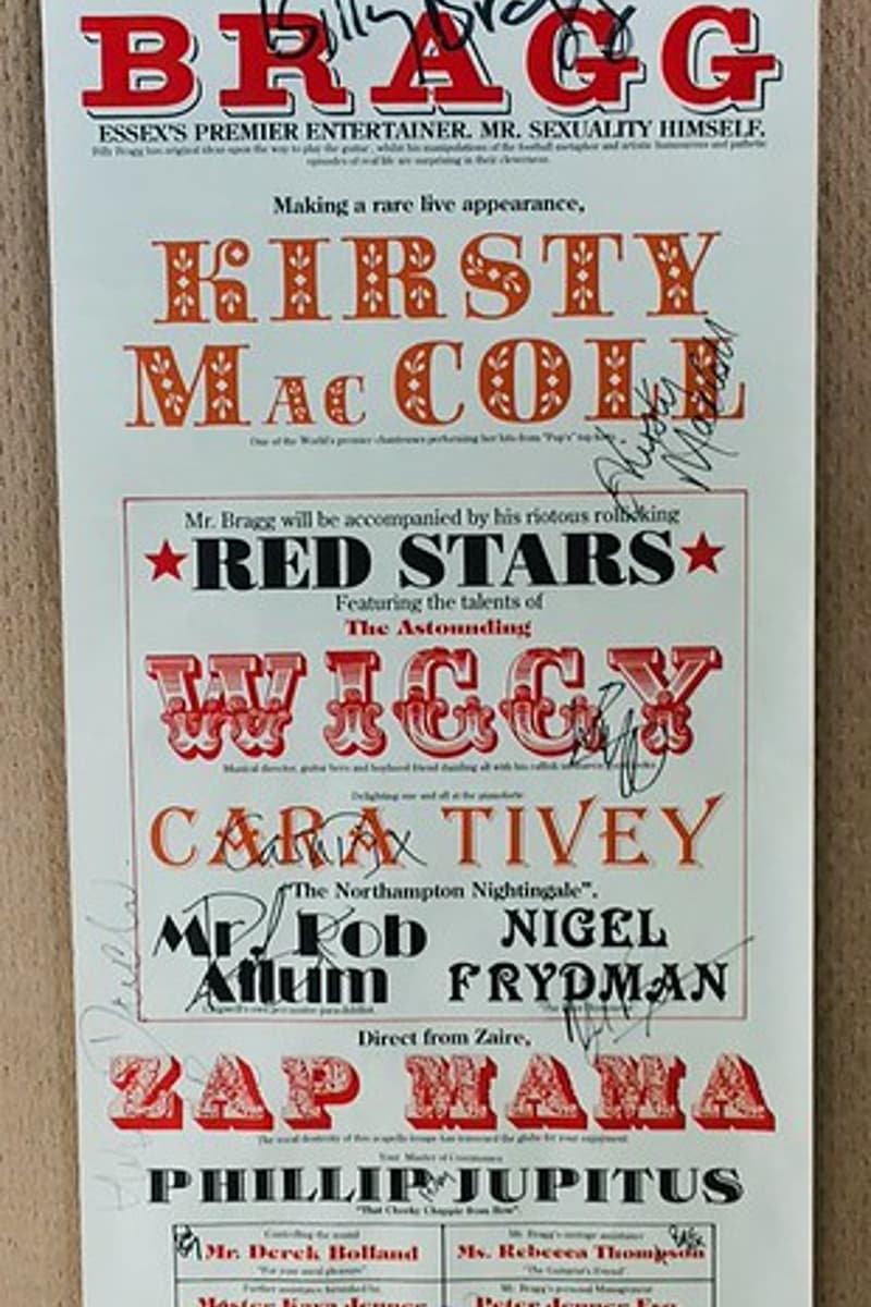Phillip Jupitus, Nigel Frydman, Zap Mama, Billy Bragg, Kirsty MacColl - at Hackney Empire Theatre - Hackney (London) - Dec 31, 1992